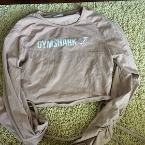 Gymshark ribbon crop top
